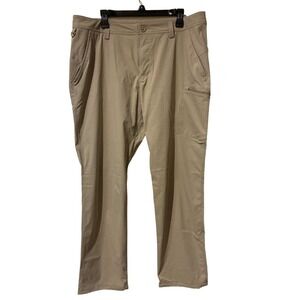 Under Armour Fish Pro 2.0 Pant Mens 38/32 Tan UPF 50 Fishing Cargo 1383568 NEW